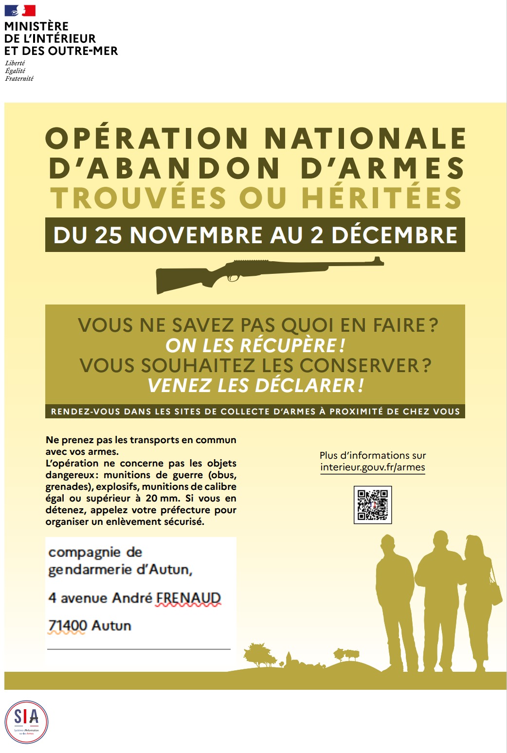 opération abandon d'armes