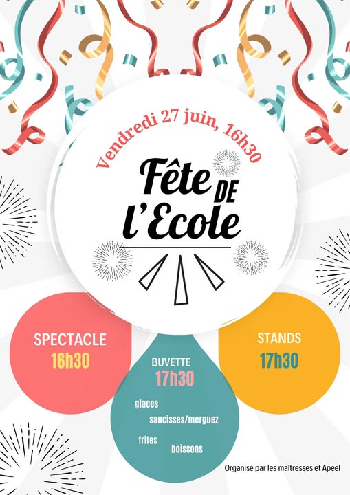 Fête de l'école