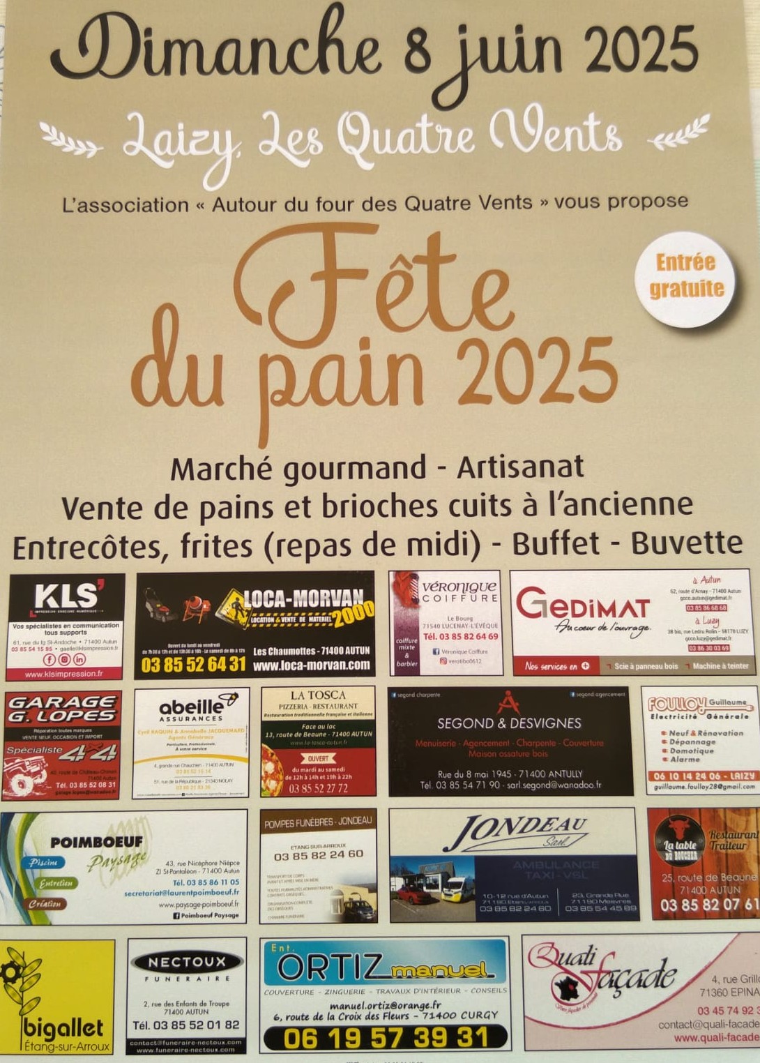 Fête du pain 2025