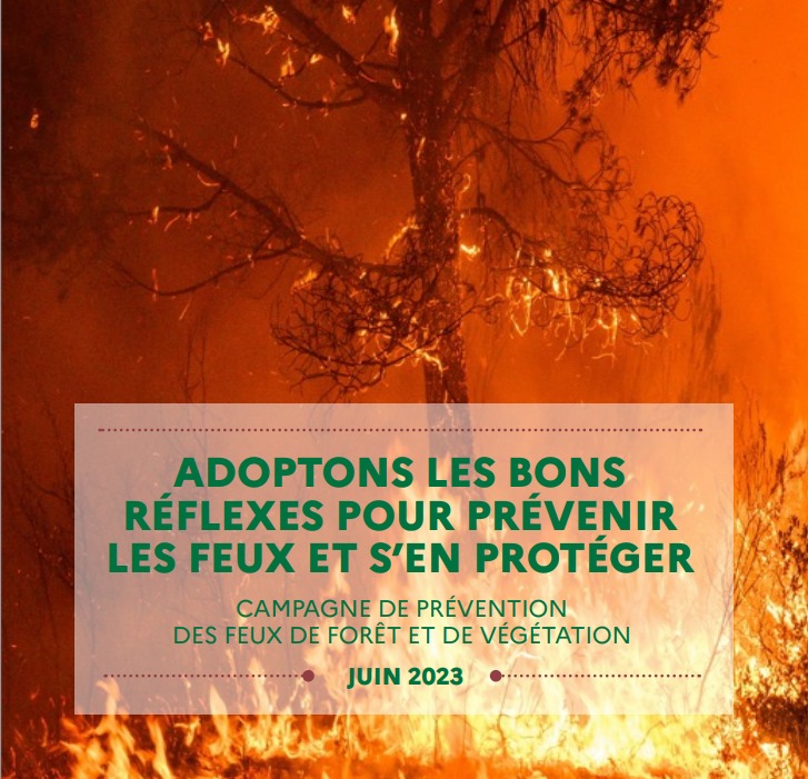 Feux de forêt et de végétation. Les bons réflexes.